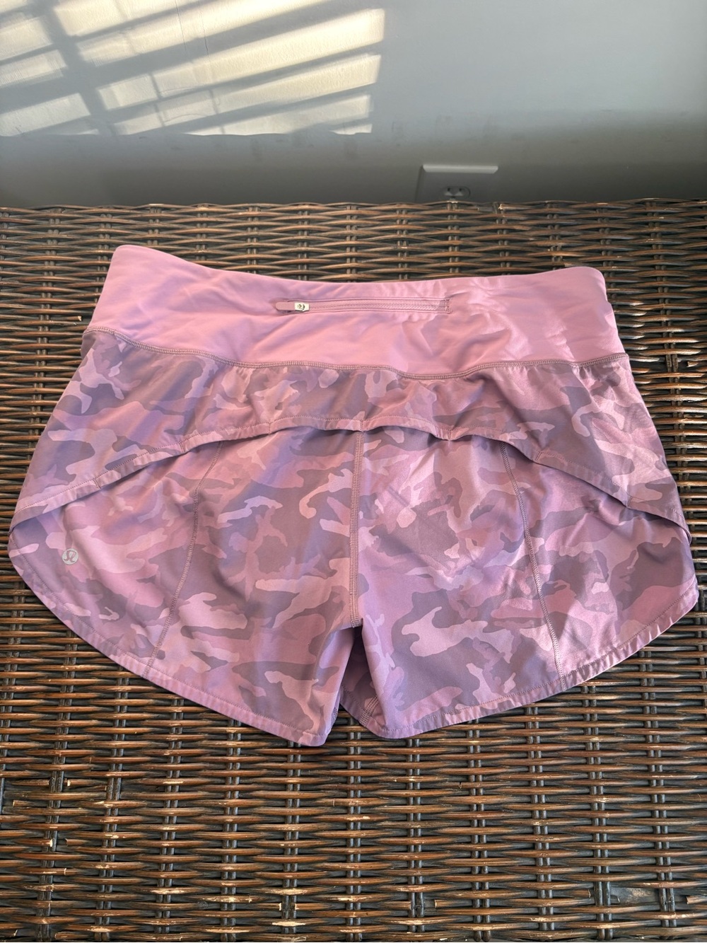 lululemon athletica Purple-Pink Camo Athletic Shorts